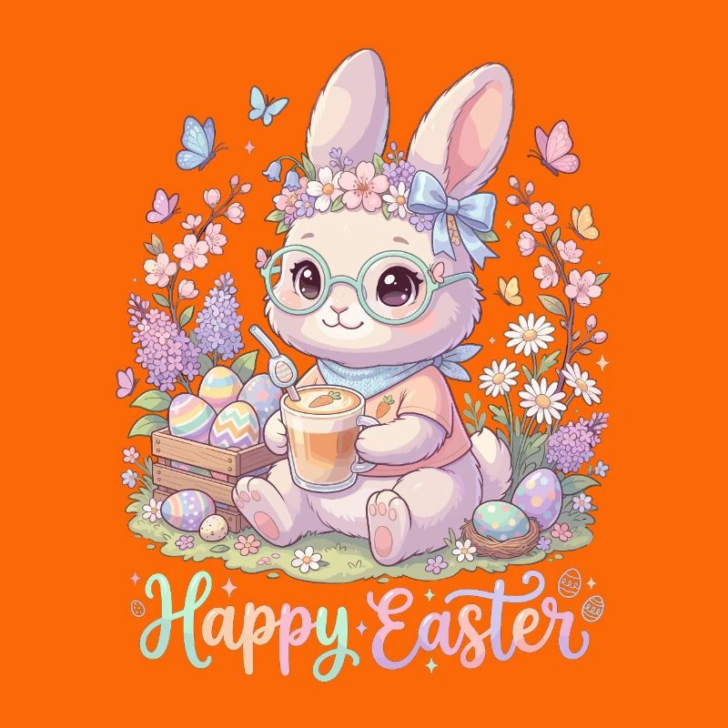 Pastel Bunny Easter Magic « Joyeuses Pâques »