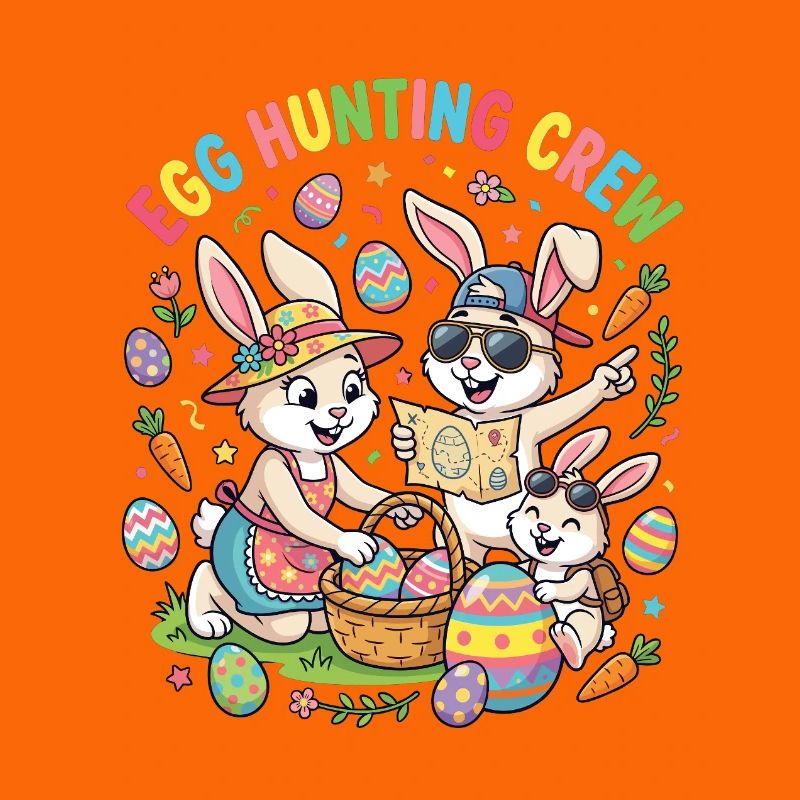 Famille Hoster Bunny - Collecteur d’œufs