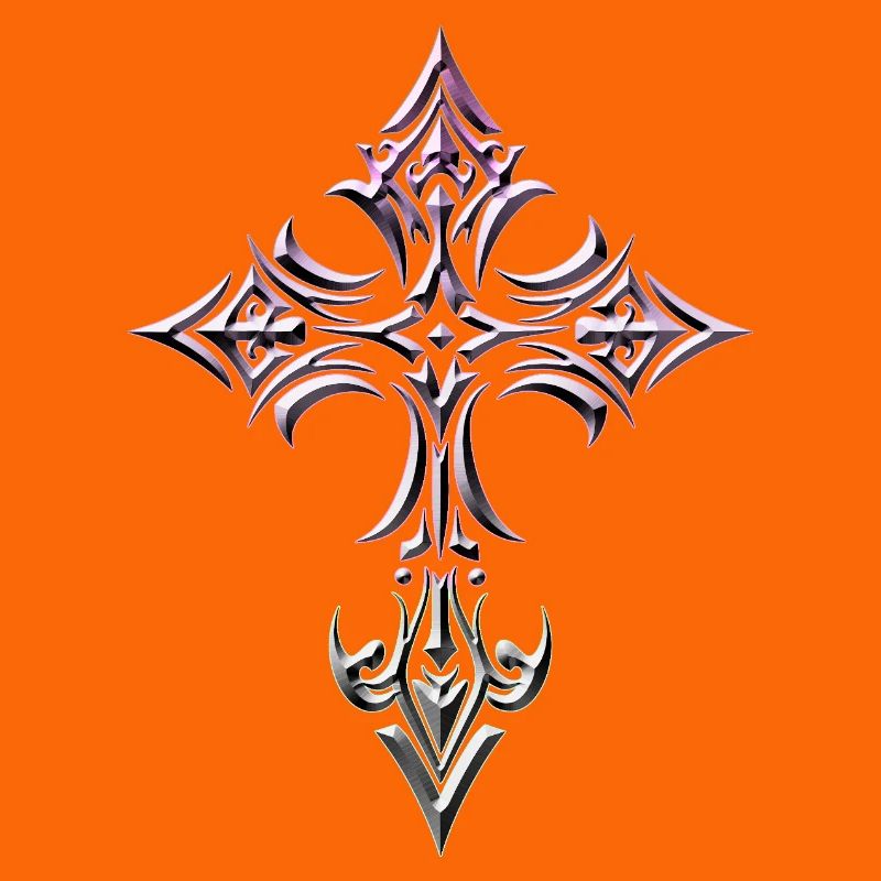 Gradient Gothic Cross