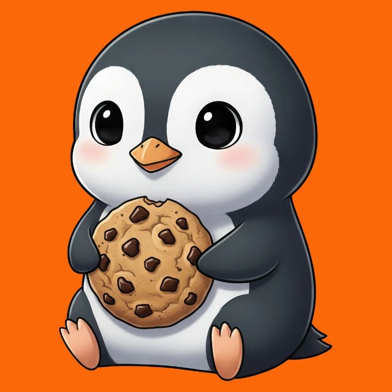 Biscuits pingouins mignons Biscuits de dessin animé Candy