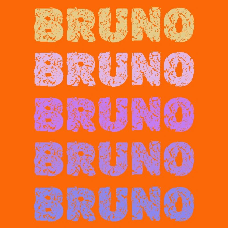 Bruno Repeated Pastel Letters