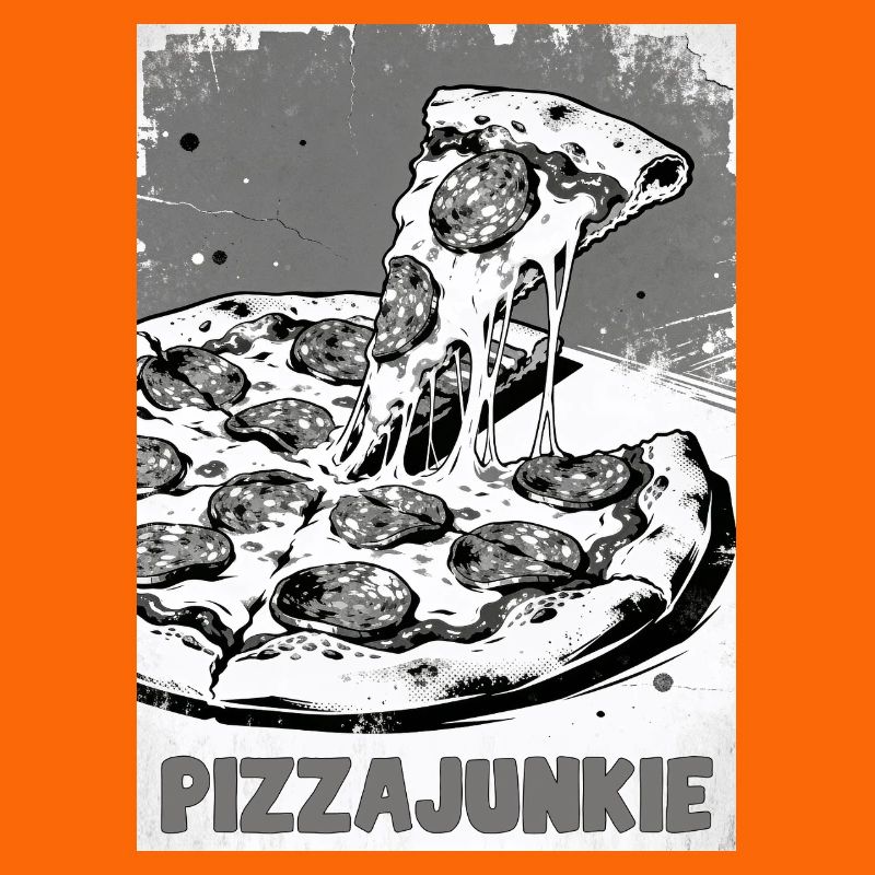 Pizzajunkie Slice Graphic