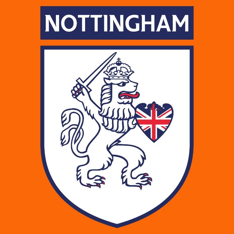 Nottingham Shield Lion with Sword