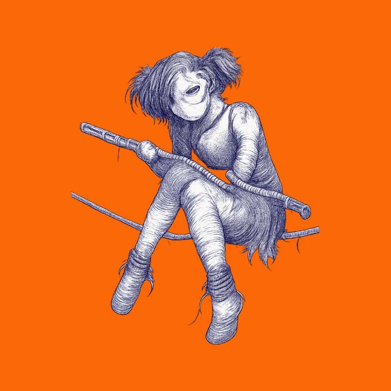 Acrobate à corde dans le dreadpunk