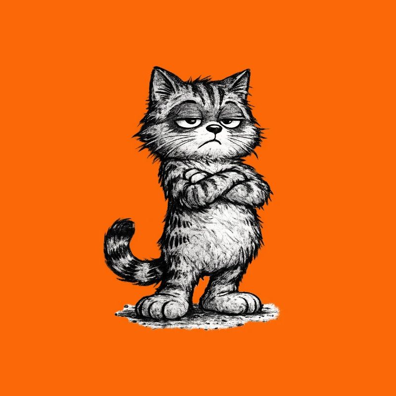 Grumpy Katze – Chef Vibes (Sketch Attitude)