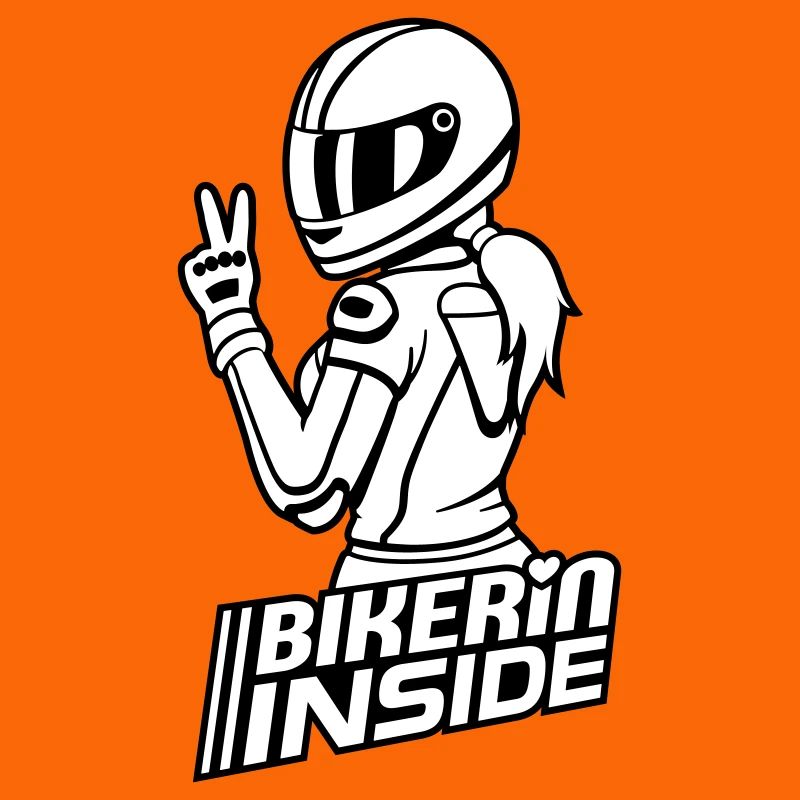 Biker inside (colors can be changed)