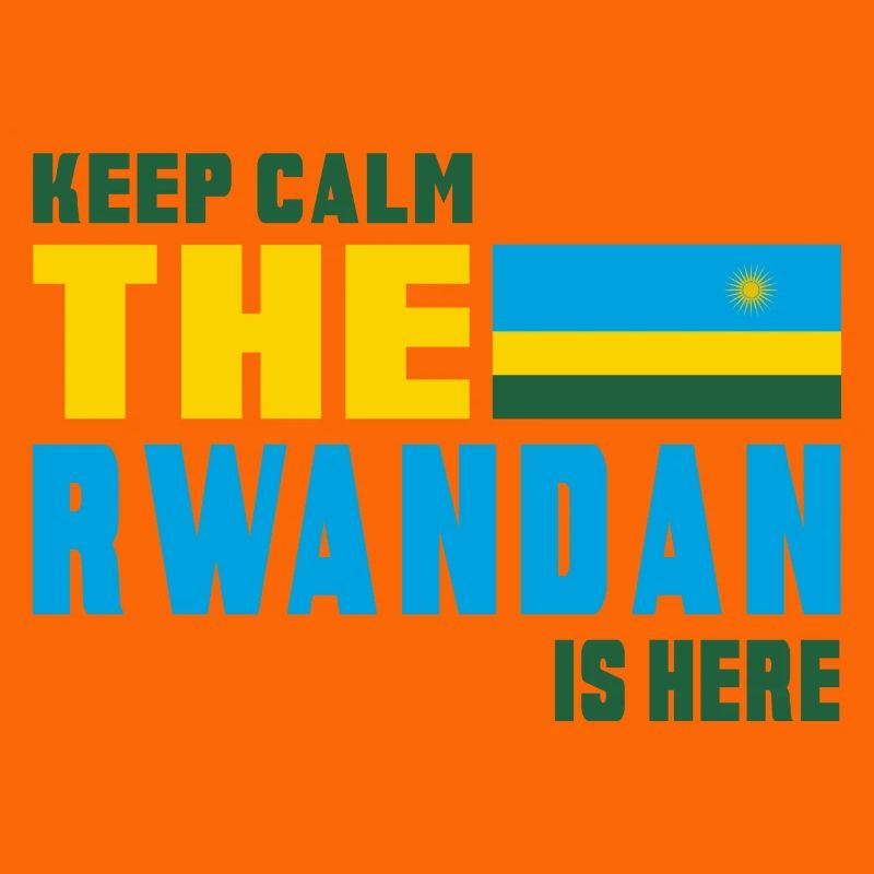 Keep calm Rwanda flag design