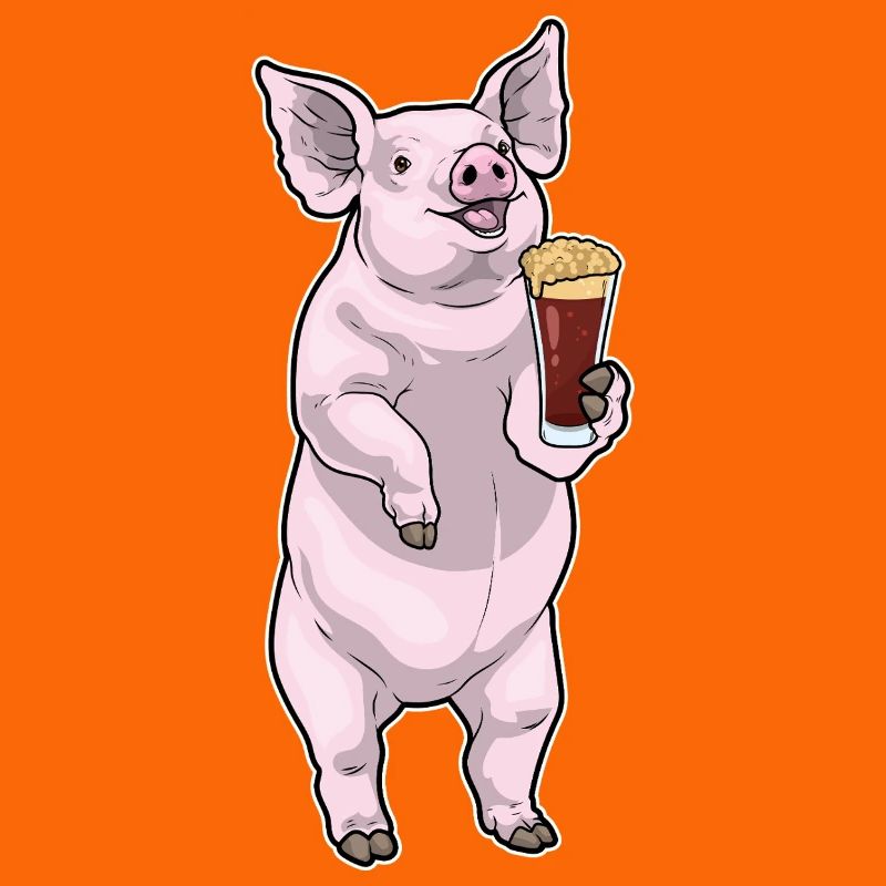 Schwein Bier