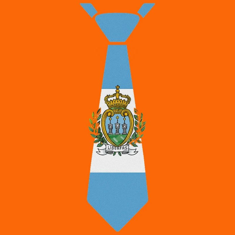 Cravate de Saint-Marin – Conception du drapeau