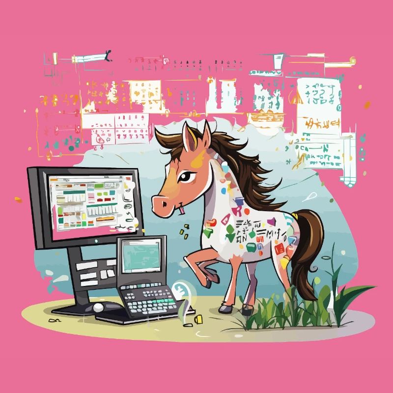 Digital Graffiti Pony