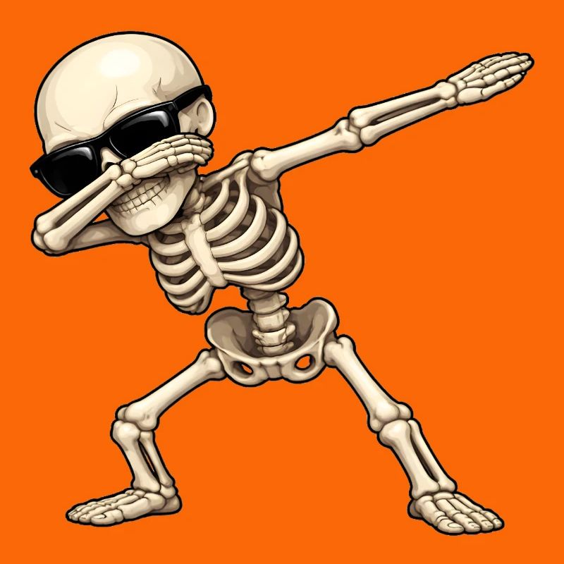 Dabbing Skeleton
