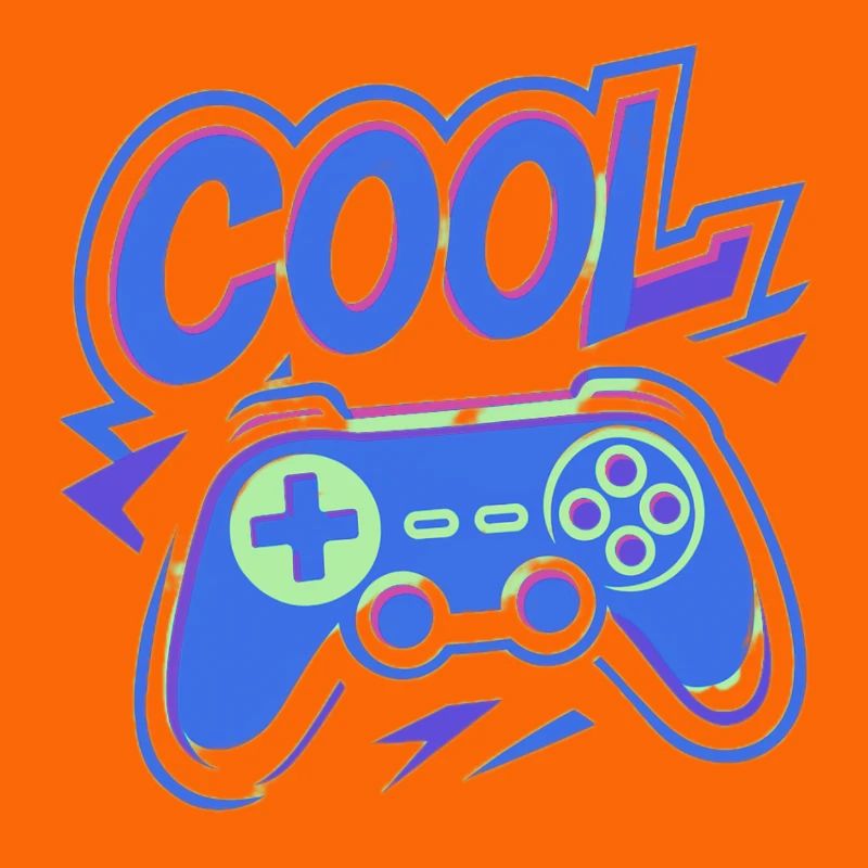 Neon Gaming Controller