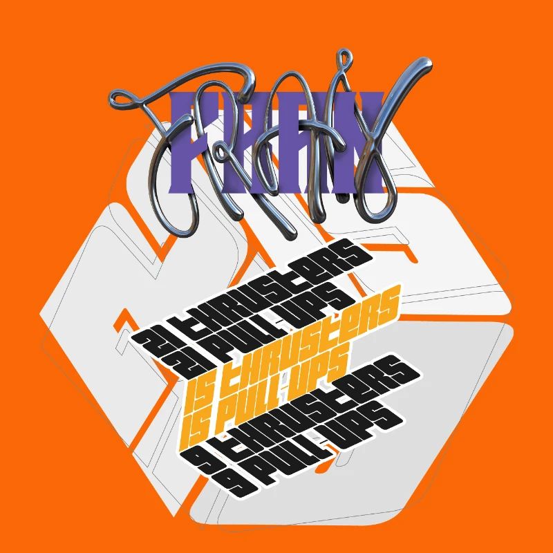 Fran Hero WOD Cross Training light graphic version