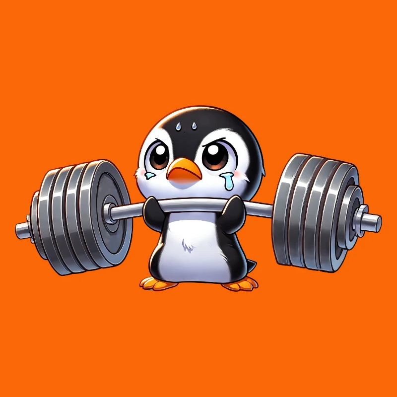 Strong Penguin Workout Dumbbell Training
