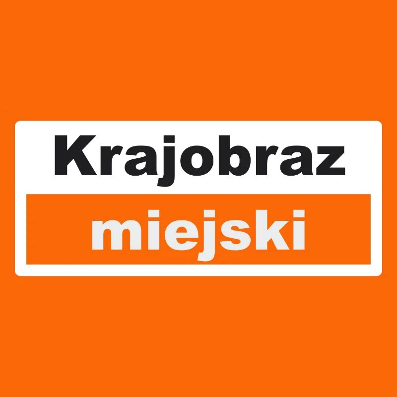 Stadtbild Typografie polnisch