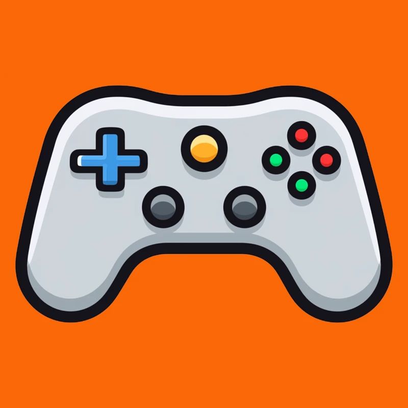 Gamepad Logo, Controller, Retro Console