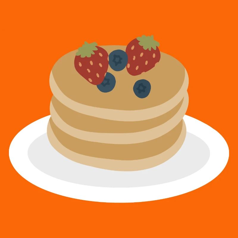 Berry Pancake Stack Artwork