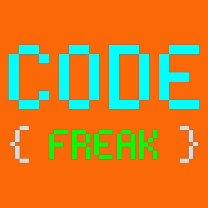 T-shirt néon Pixel Code Freak