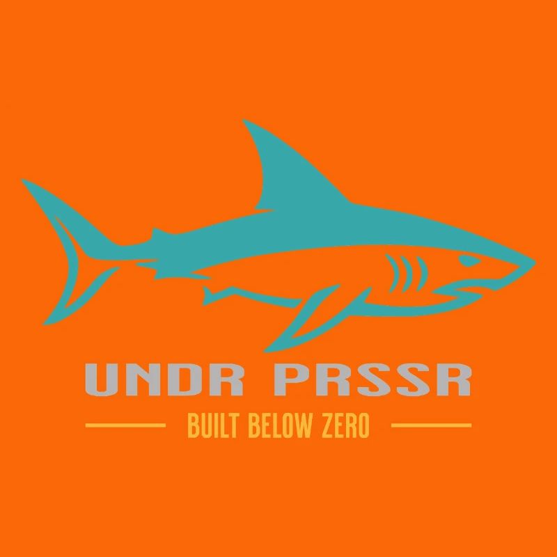 Requin UNDR PRSSR Plongeur Plongeur Construit en dessous de zéro