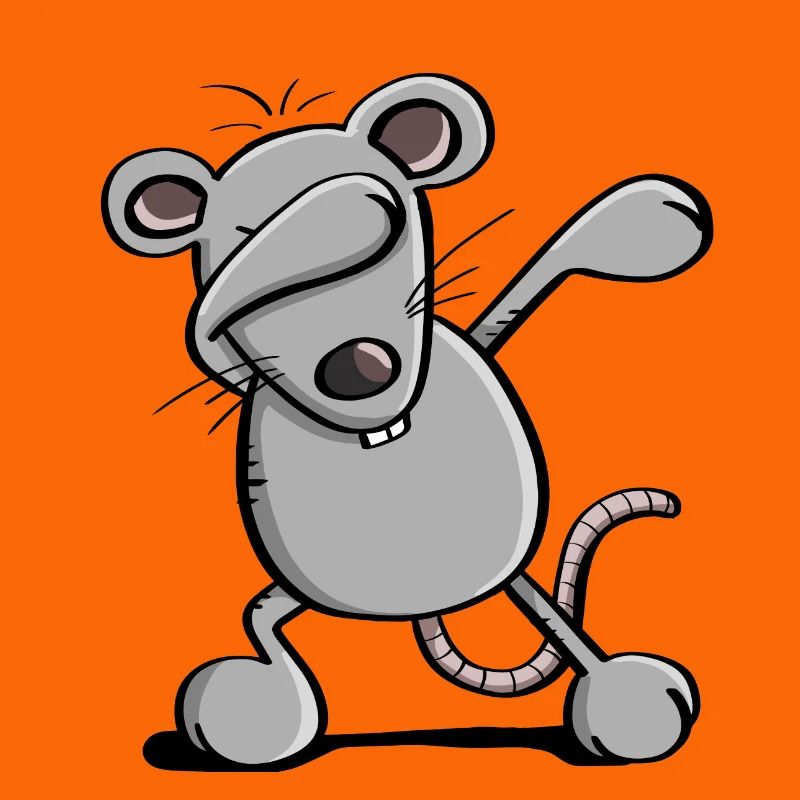 Cool Dab Dance Mouse - Dabbing Rat - Comic