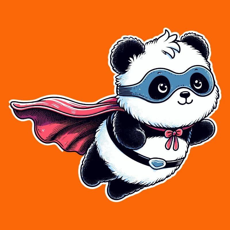 Panda Bär Helden Bärchen Superhelden Teddy