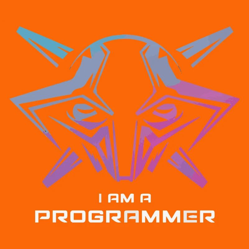 Futuristic Cyborg Programmer Art