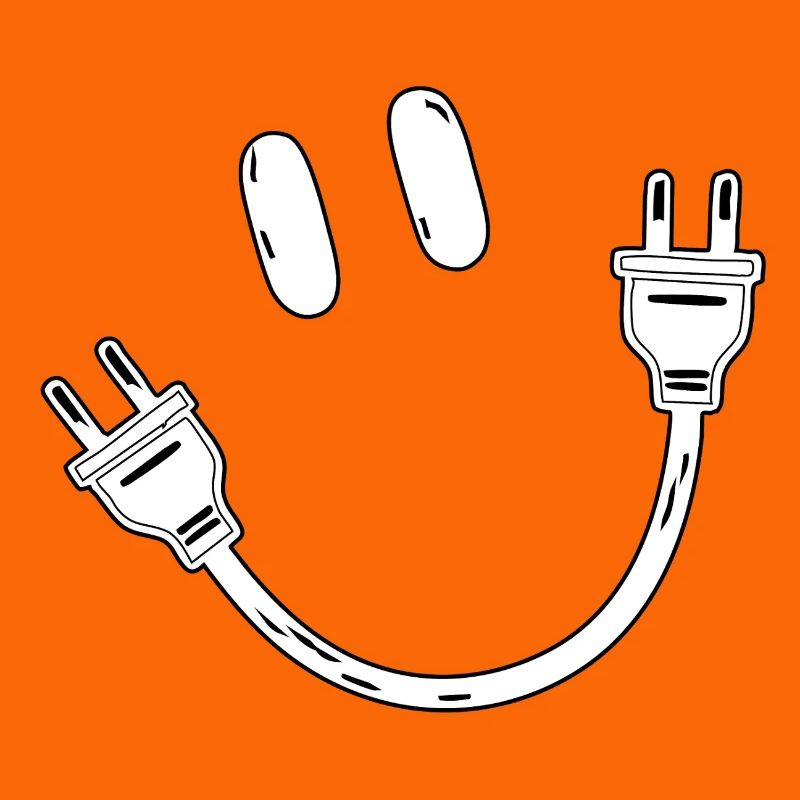 Strom Schuko Stecker Steckdose Elektrik Geschenk