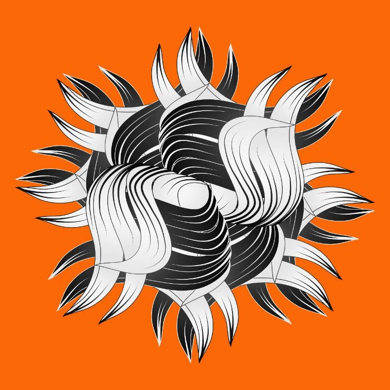 Abstract Shapes – Dynamic Black & White Design