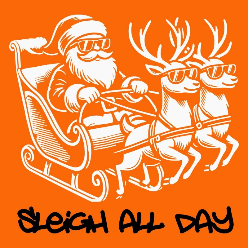 Cooler Santa – Sleigh All Day