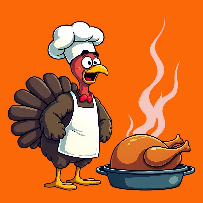 Cuisinier de dinde de Thanksgiving
