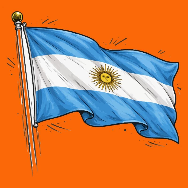 Drapeau de l’Argentine