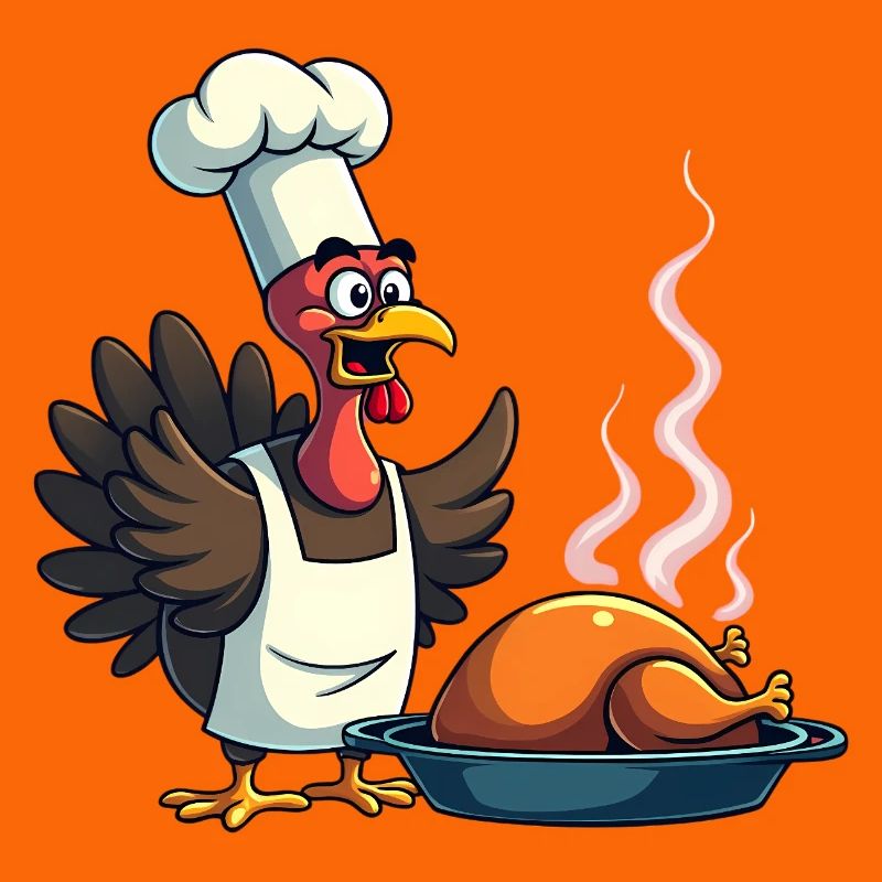 Cuisinier de dinde de Thanksgiving