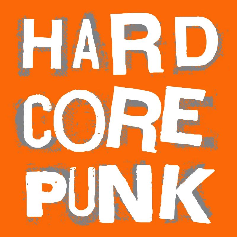 Hardcore Punk Schablone Text