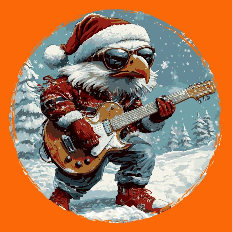 Guitare de Noël Eagle