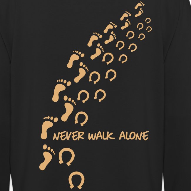 never walk alone horse - Unisex Hoodie