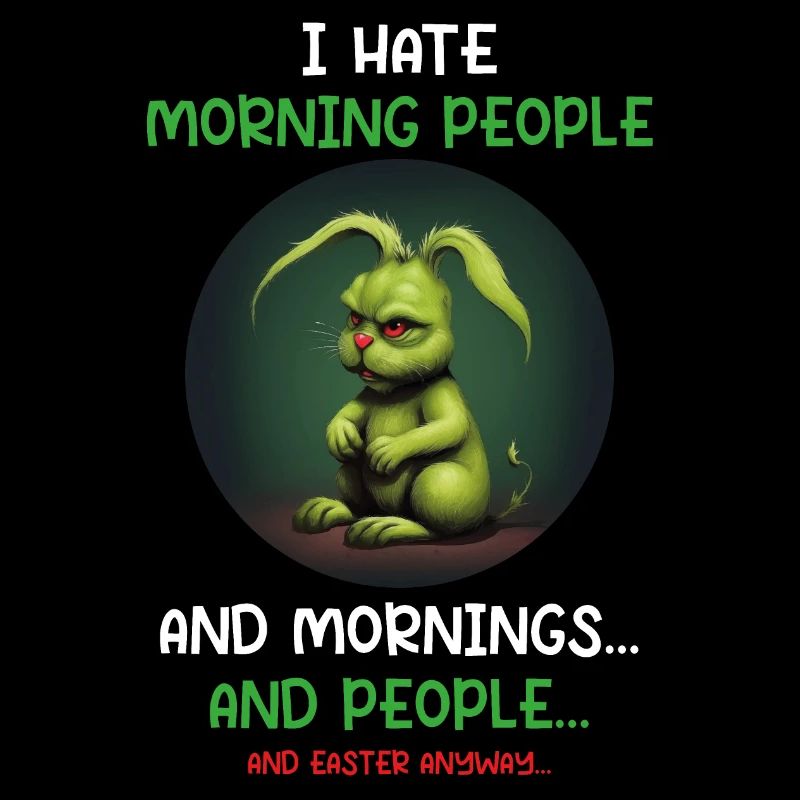 I hate mornings Easter Edition