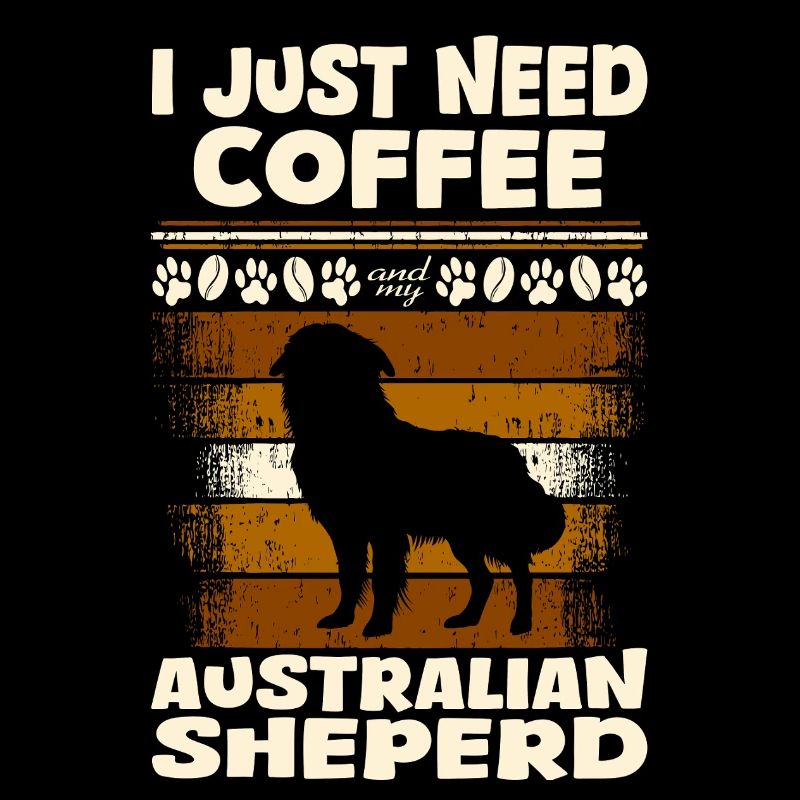 australian sheperd hütehund kaffee