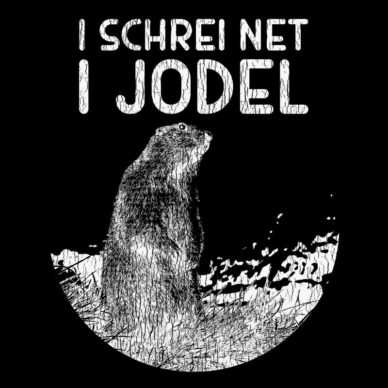 Alpine marmot yodelling fun