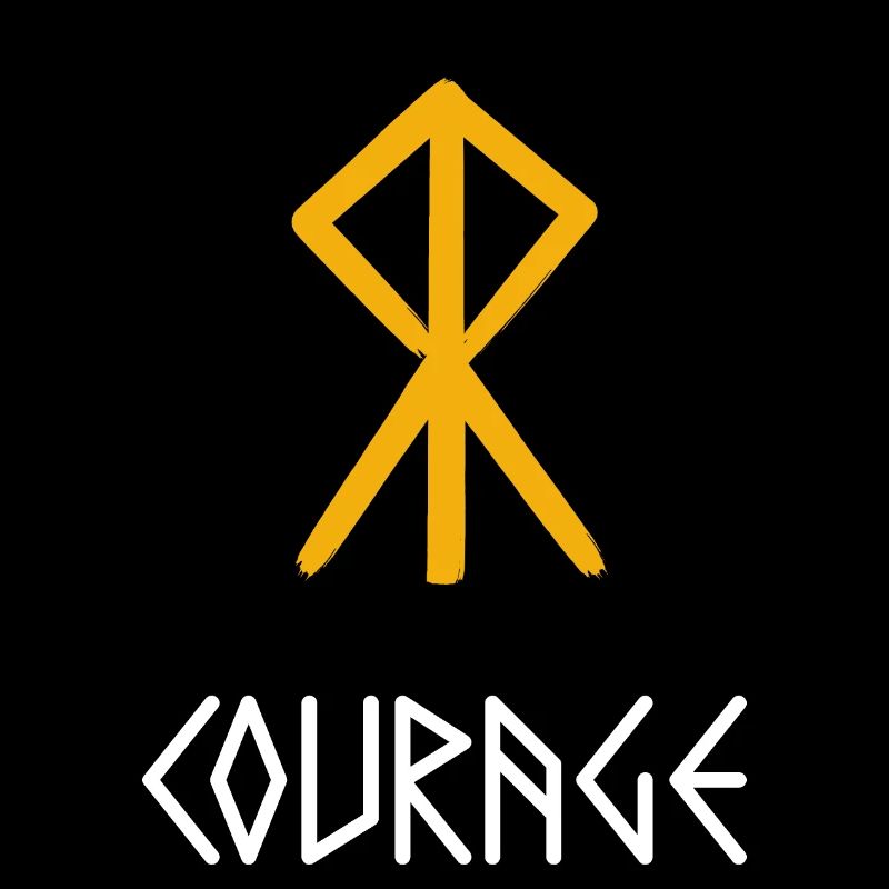 Viking Rune de courage