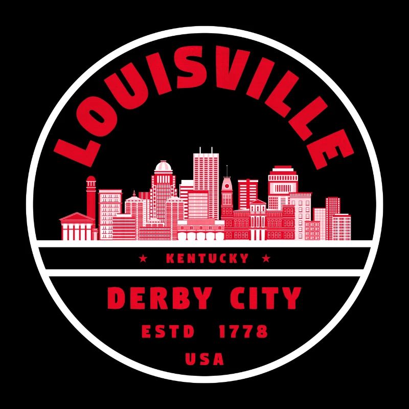 Louisville Derby Skyline Emblem