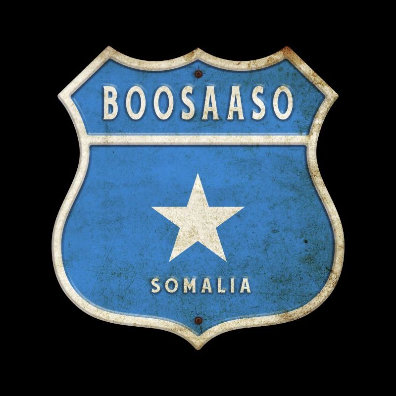 Motif du drapeau de la Somalie Boosaaso