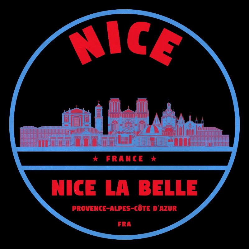 Nice La Belle city skyline