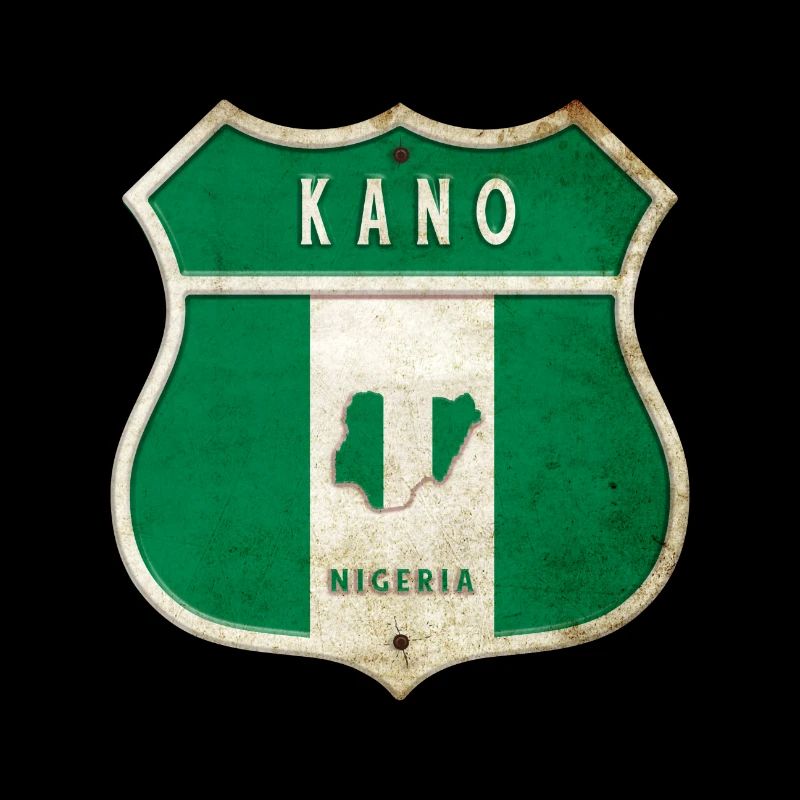 Design du drapeau de Kano Nigeria