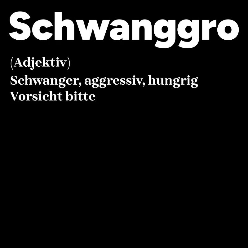Schwangerschaft Schwanger Mutter Statement Baby