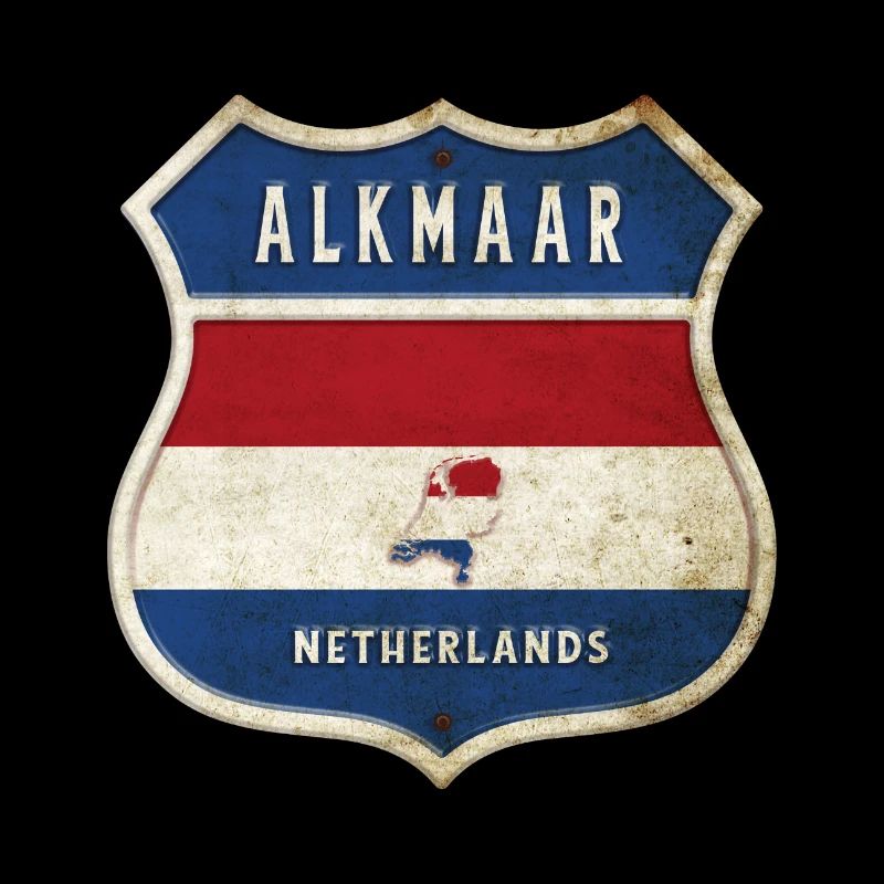 Alkmaar Pays-Bas Drapeaux Armoiries