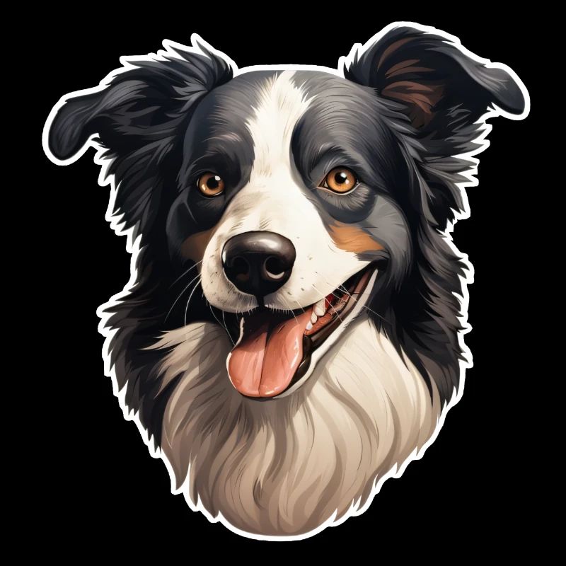Border Collie Kopf