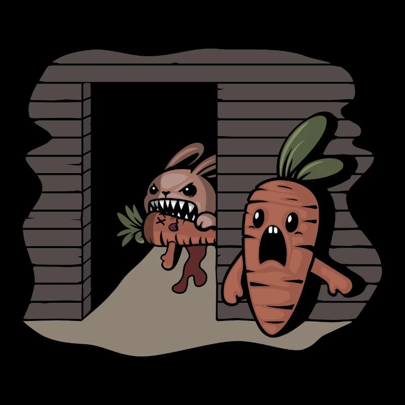lapin tueur en série de carottes