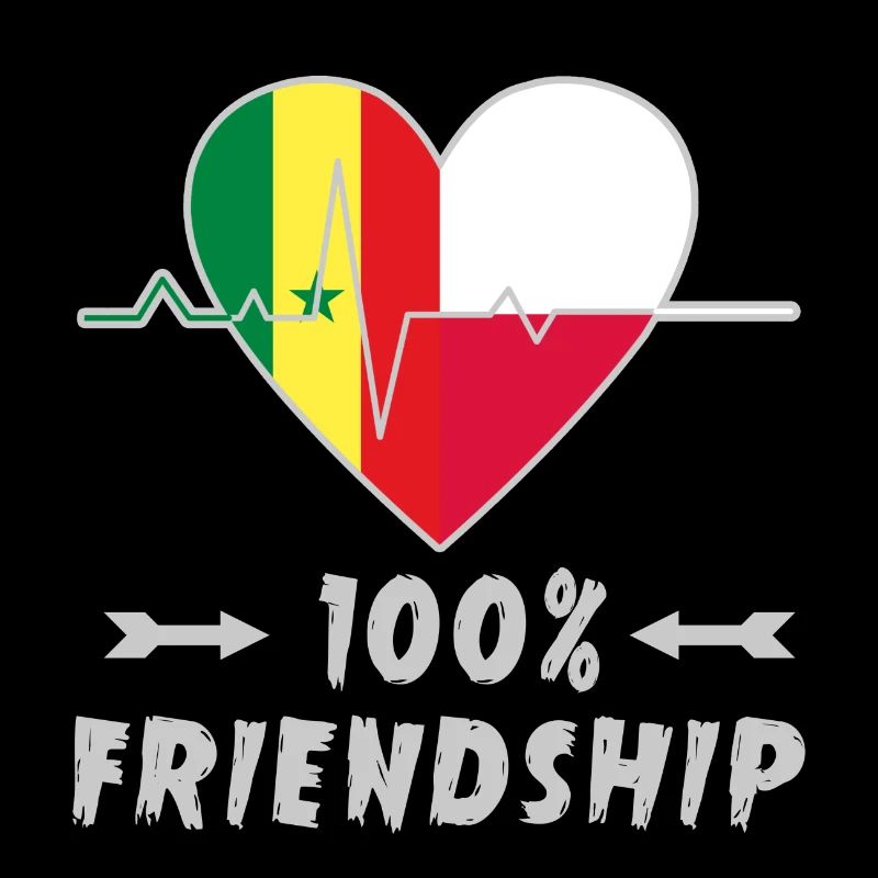 Senegal und Polen 100% Freundschaft
