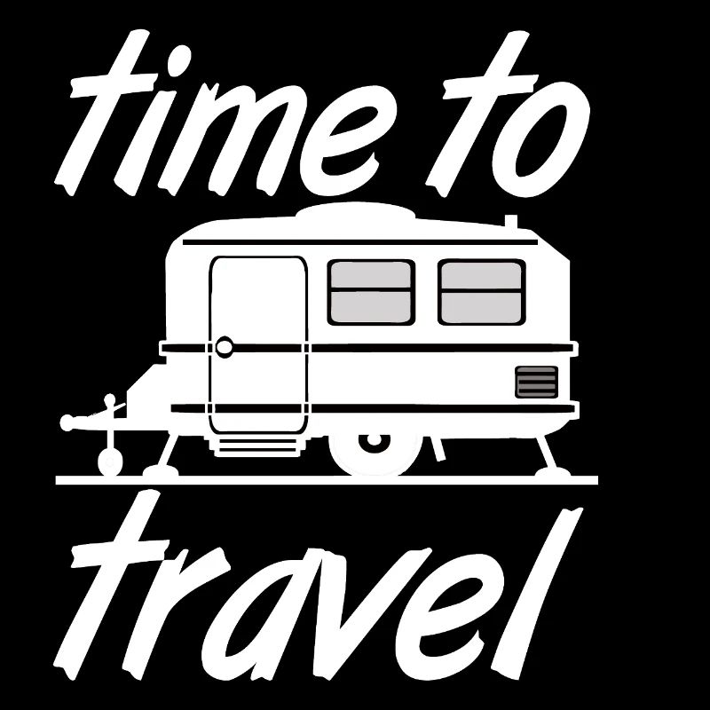 Caravane,Camping,Fun ShirtTemps de voyage (25)