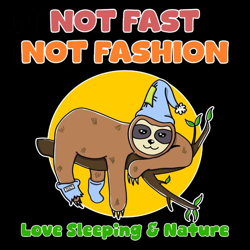 Lazy Sloth Cute Not Fast Nature Lover Sleeping